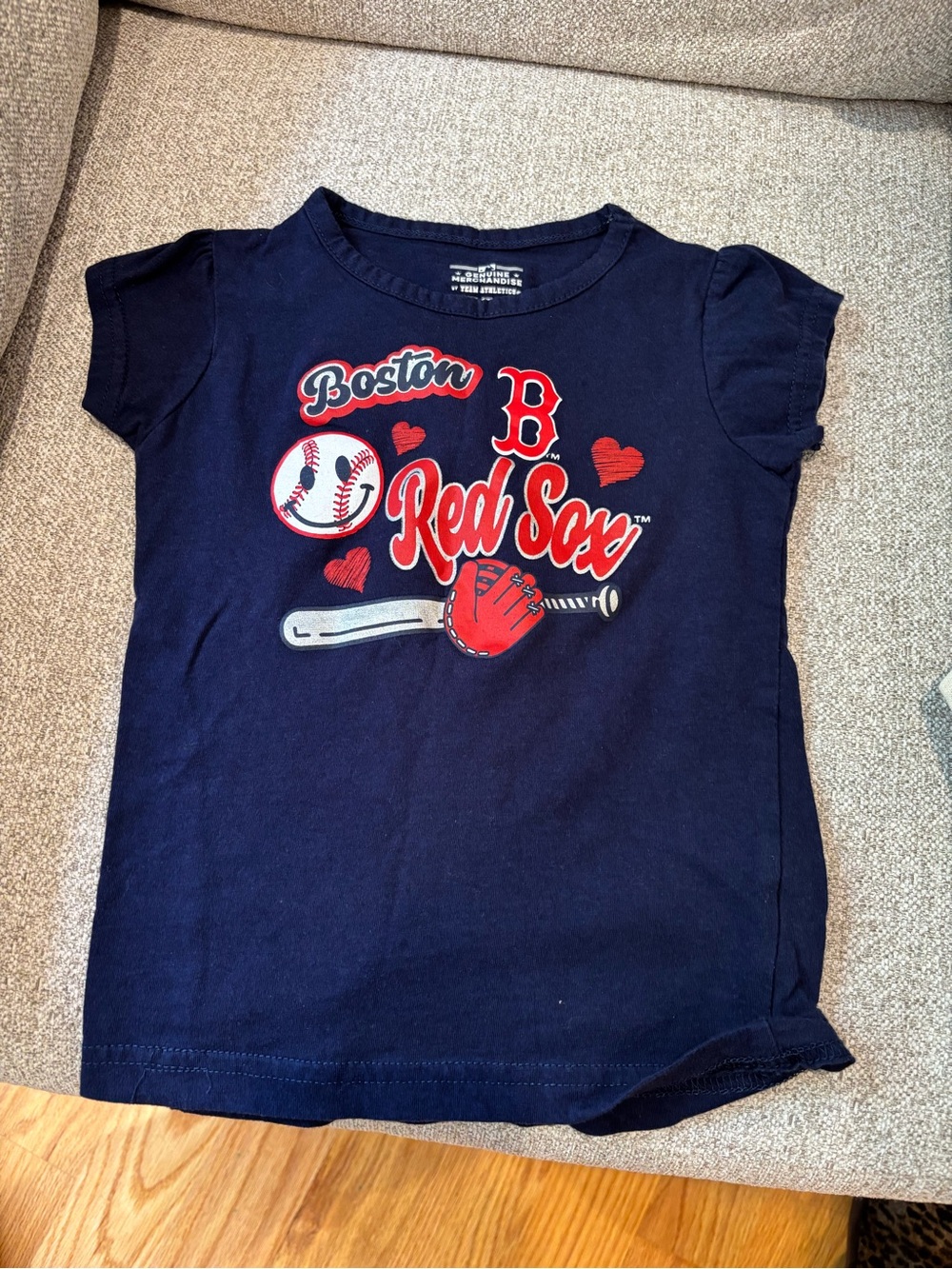 Genuine Merchandise Navy Boston Red Sox Girls' Graphic Tee